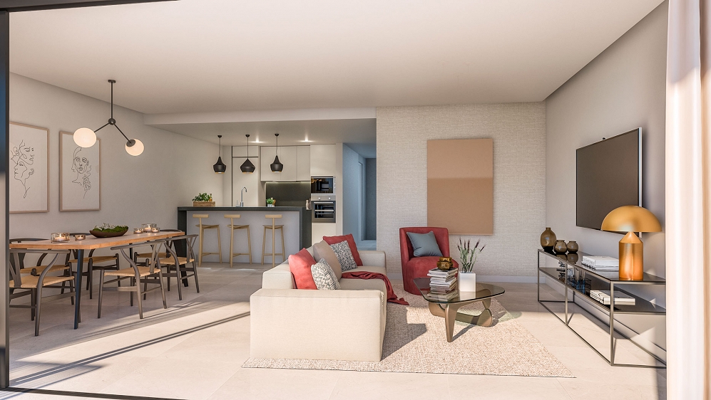 Moderne appartementen met fraai golf- en zeezicht in het geliefde Cabopino