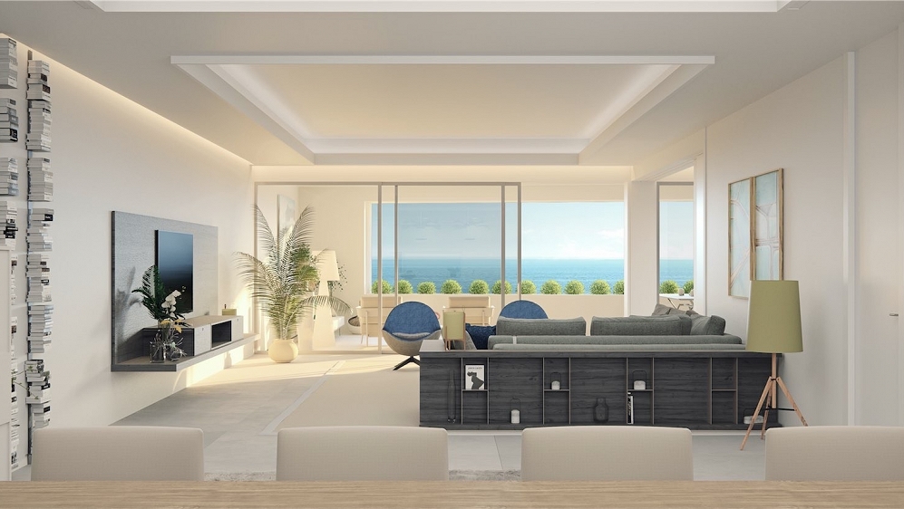 Striking contemporary apartments located right on the Seafront Promenade of Estepona
