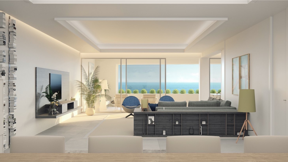 Luxe design appartementen direct aan de strandboulevard van Estepona