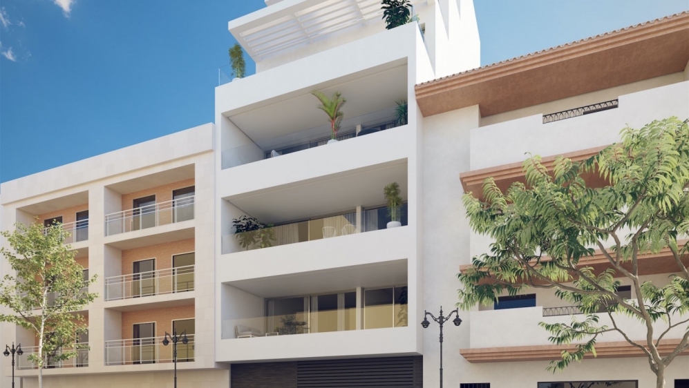 Luxe design appartementen direct aan de strandboulevard van Estepona