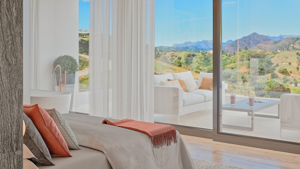 Contemporary designer villas with stunning views in La Cala Golf resort for competitive price