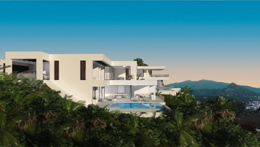 Magnificent contemporary sea view villas in a prime location close to Marbella