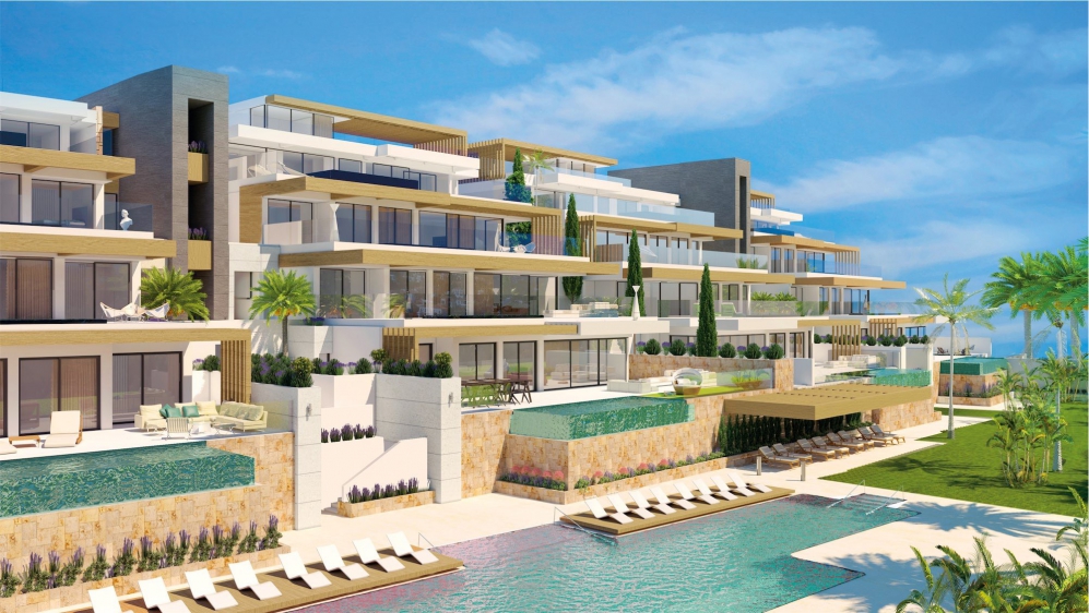 Schitterende design dakvilla's en appartementen met ieder een eigen privé zwembad op topklasse resort
