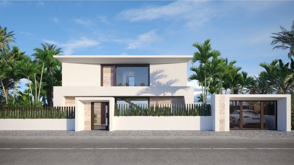 Very well priced new build villas for sale walking distance to the beach and harbour