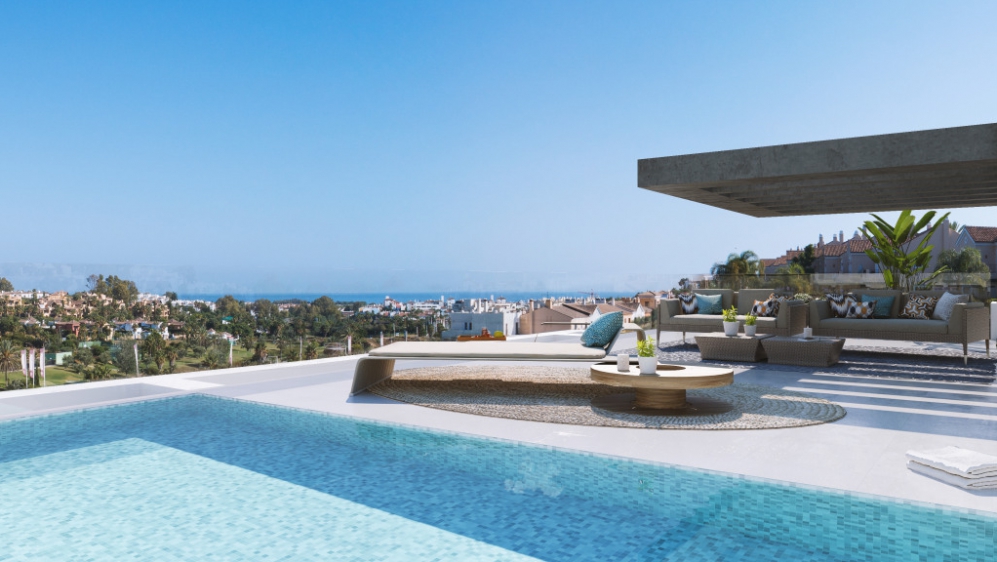 Luxurious apartments with private plunge pools