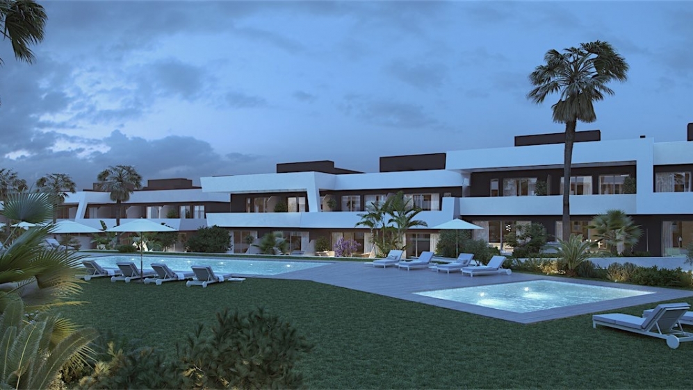 Design townhouses walking to the beach