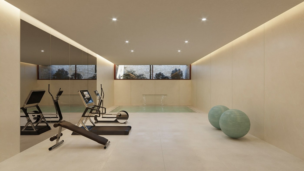 Top quality contemporary 'Ibiza style villa with sea views at walking distance from the beach