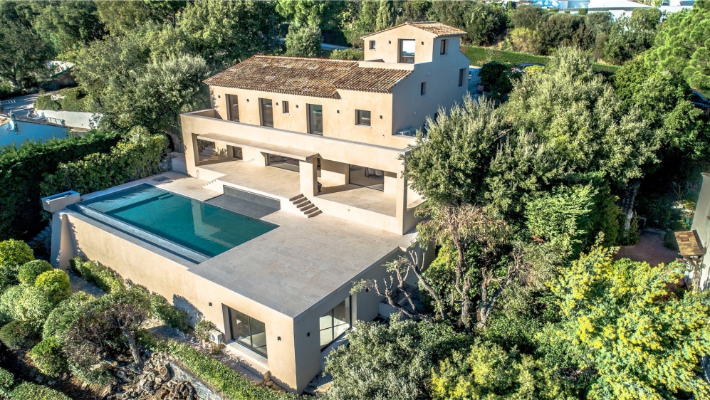 Stunning contemporary villa offering the most amazing views of St.Tropez bay