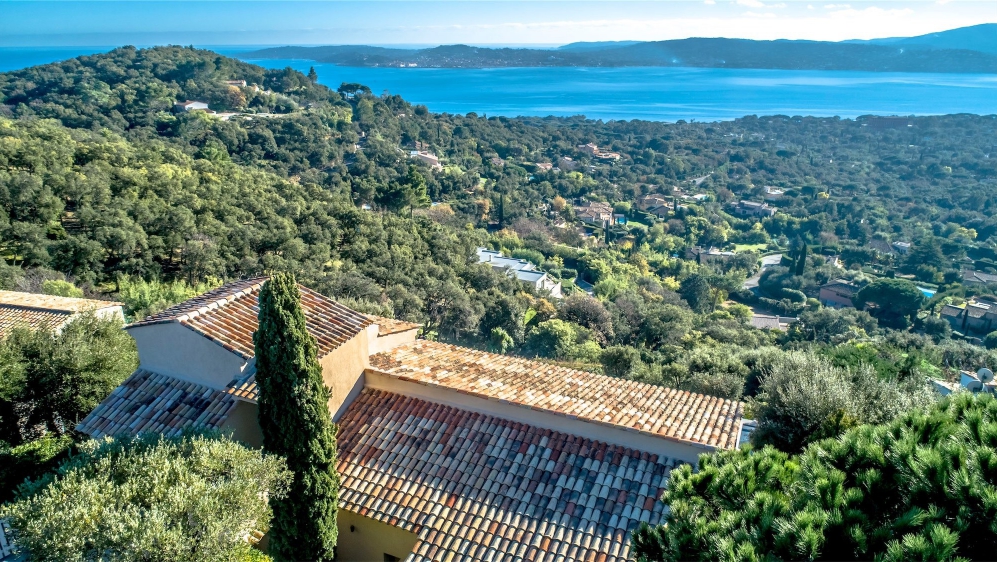 Stunning contemporary villa offering the most amazing views of St.Tropez bay