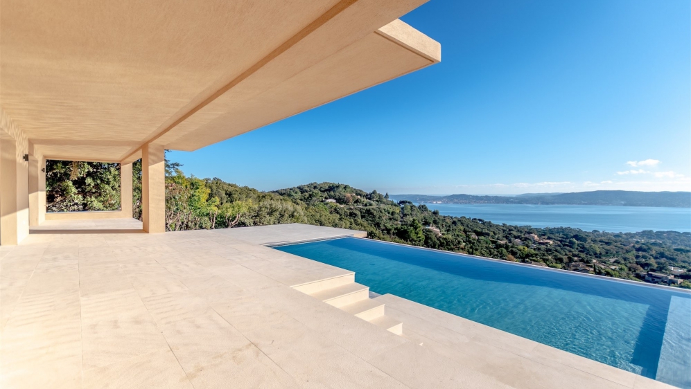 Stunning contemporary villa offering the most amazing views of St.Tropez bay