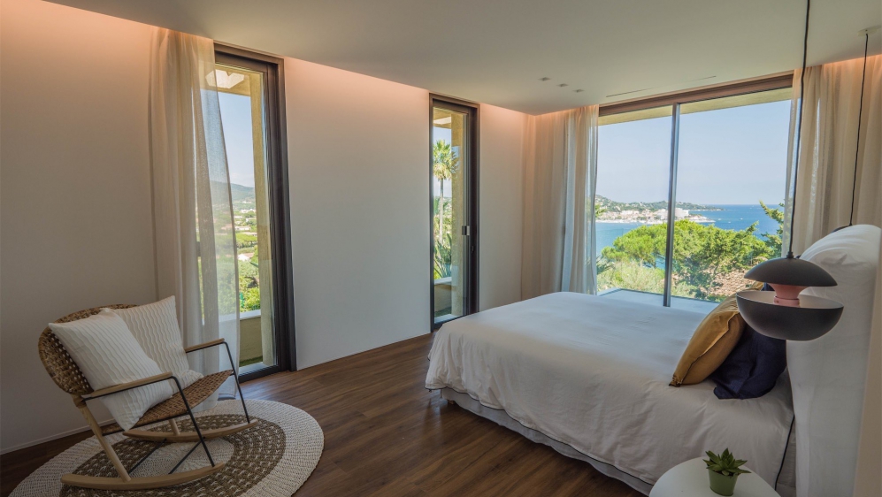 Phenomenal high tech designer villa with the most amazing views over Saint Tropez bay area
