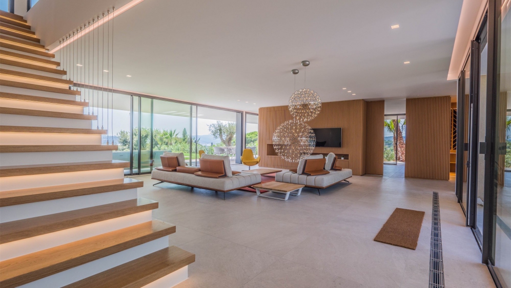 Phenomenal high tech designer villa with the most amazing views over Saint Tropez bay area
