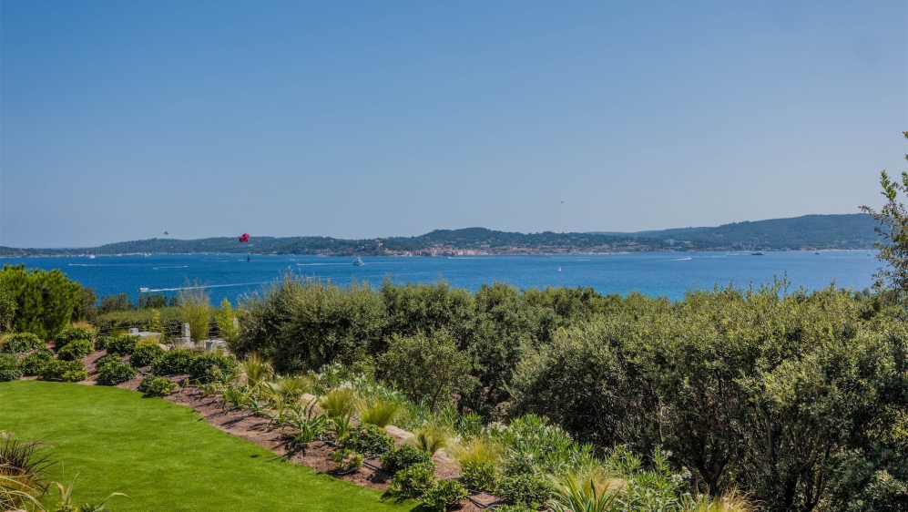 Phenomenal high tech designer villa with the most amazing views over Saint Tropez bay area
