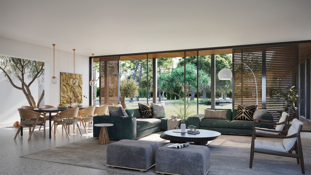 Luxury new build contemporary Golf villa near Saint Tropez within walking distance to the beach