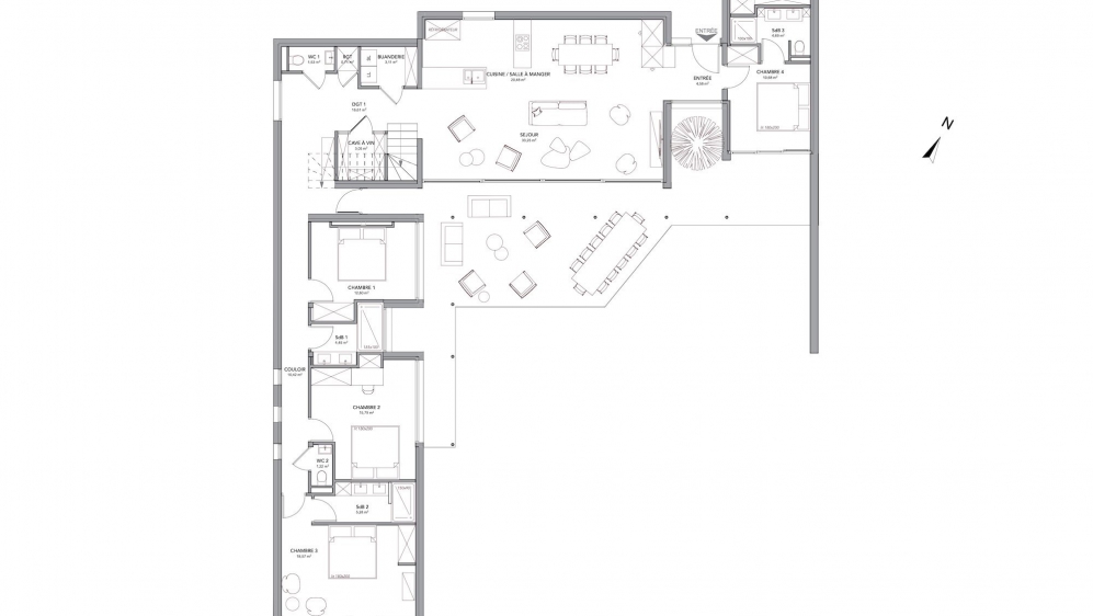 Luxury new build contemporary Golf villa near Saint Tropez within walking distance to the beach