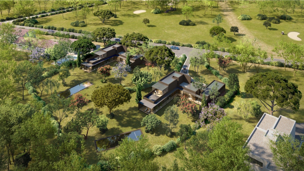Luxury new build contemporary Golf villa near Saint Tropez within walking distance to the beach