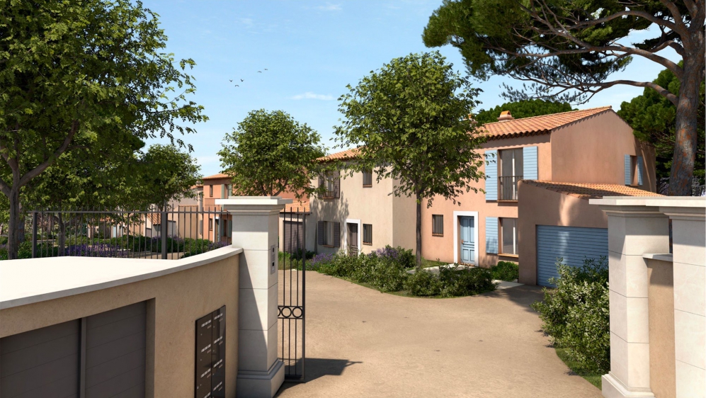 Beautiful new build villas just a short stroll from the lovely sandy beach of La Nartelle