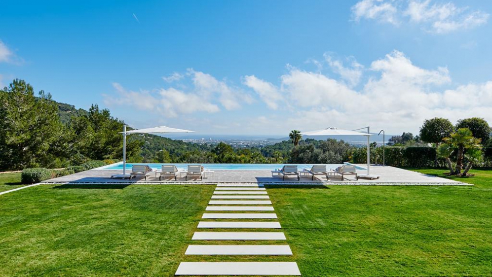 Stunning high end villa with amazing sea views close to Ibiza town