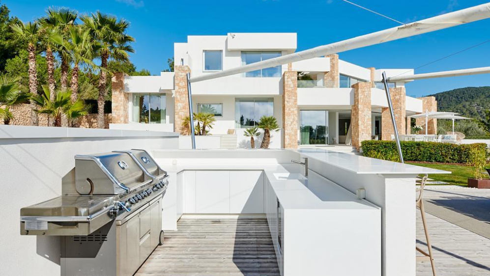 Stunning high end villa with amazing sea views close to Ibiza town