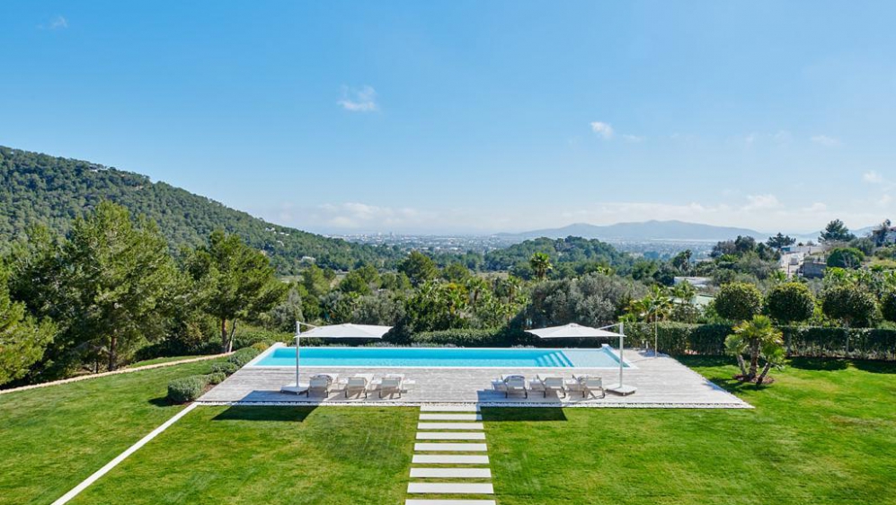 Stunning high end villa with amazing sea views close to Ibiza town
