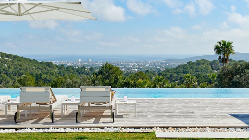 Stunning high end villa with amazing sea views close to Ibiza town