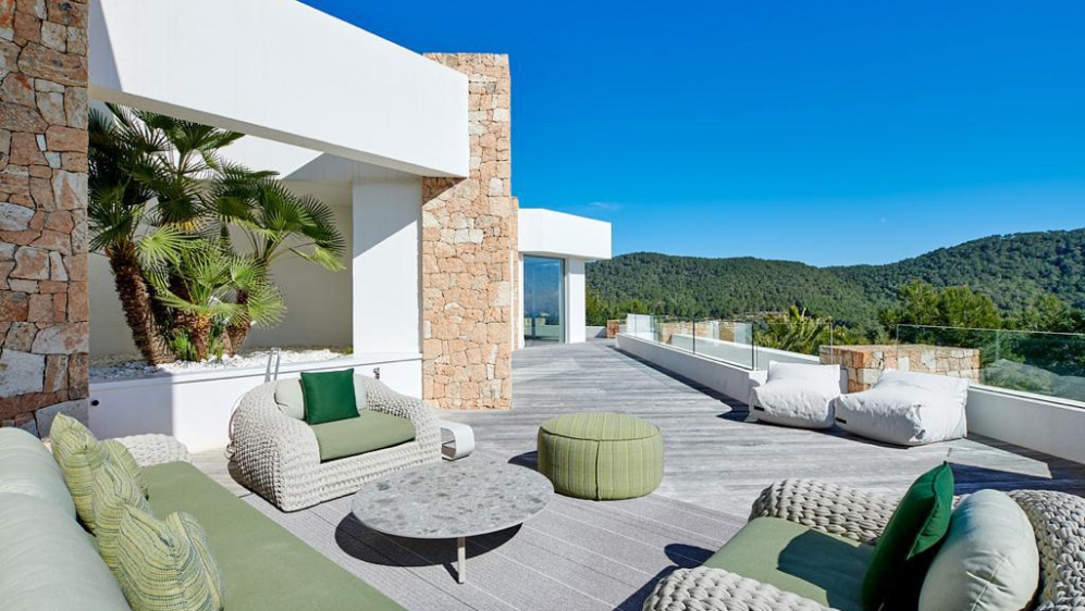 Stunning high end villa with amazing sea views close to Ibiza town
