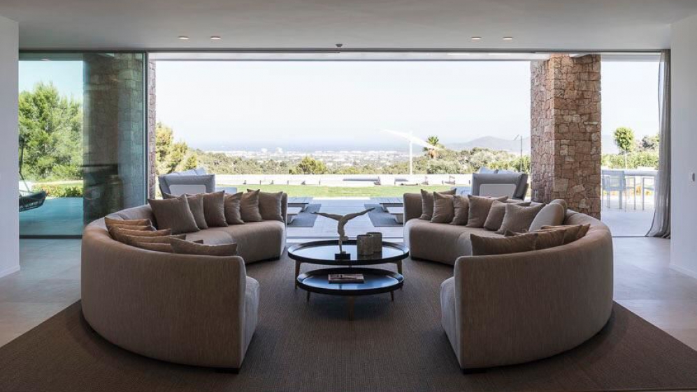 Stunning high end villa with amazing sea views close to Ibiza town
