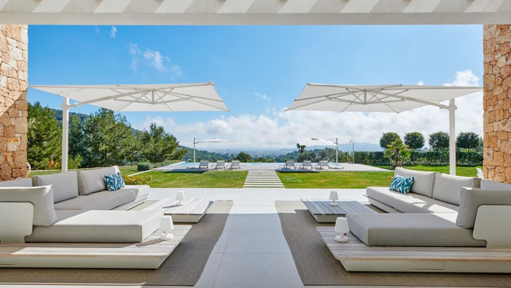 Stunning high end villa with amazing sea views close to Ibiza town