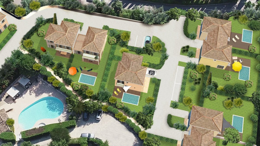 New build houses in a unique location just a stone's throw from Saint Tropez!