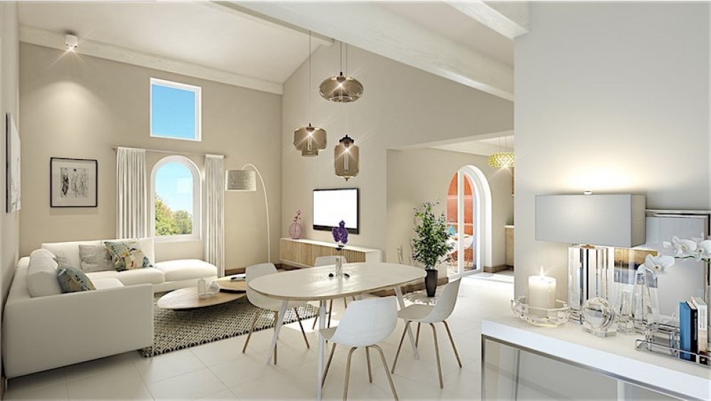 New build villas and appartments walking distance to Port Grimaud