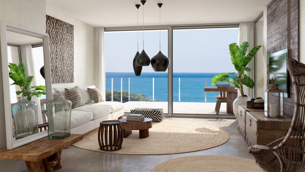 Schitterend nieuw appartement met fantastisch zeezicht op loopafstand van het strand