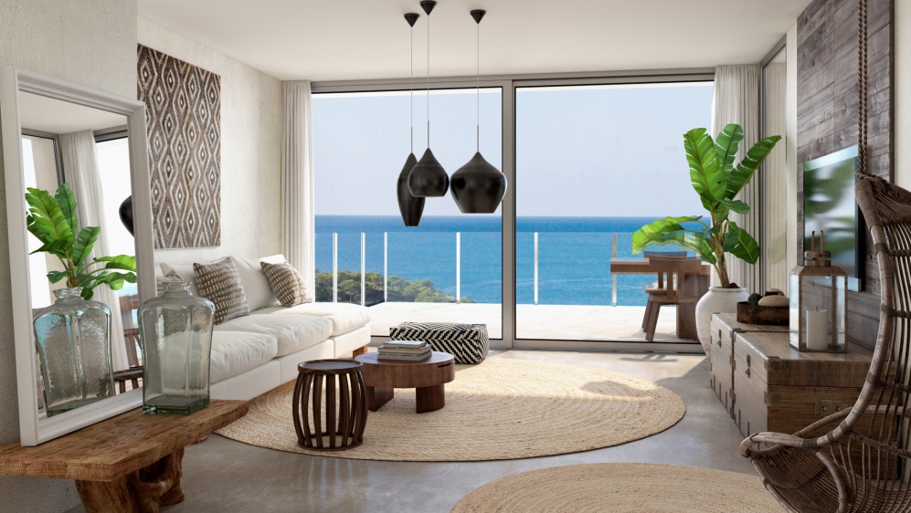 Stunning new build apartment with beautiful sea views located within walking distance to the beach