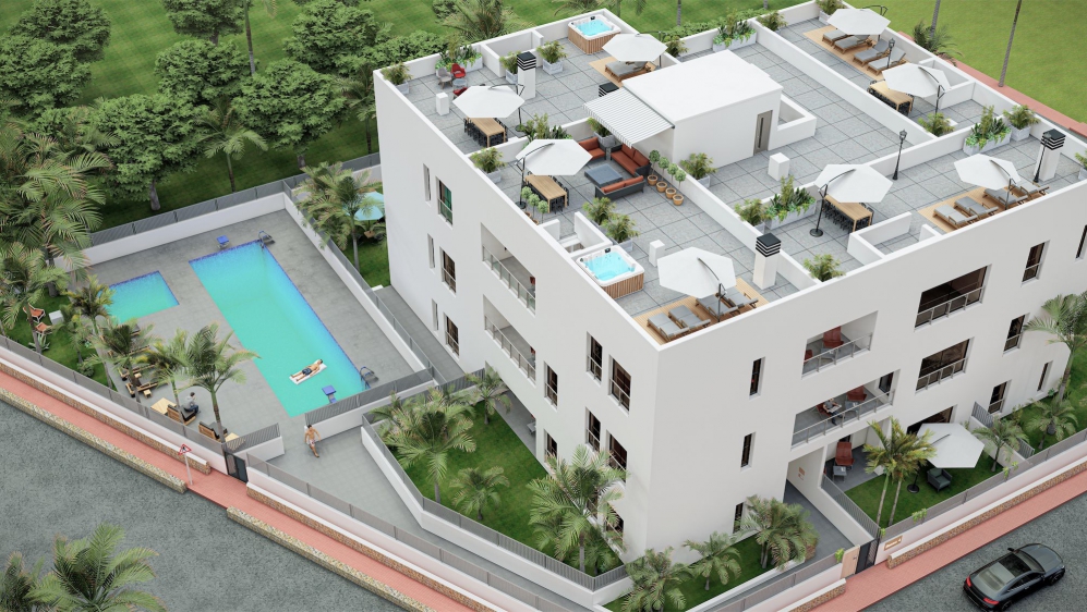 Opportunity: Modern and luxurious new build apartements in the heart of Jésus