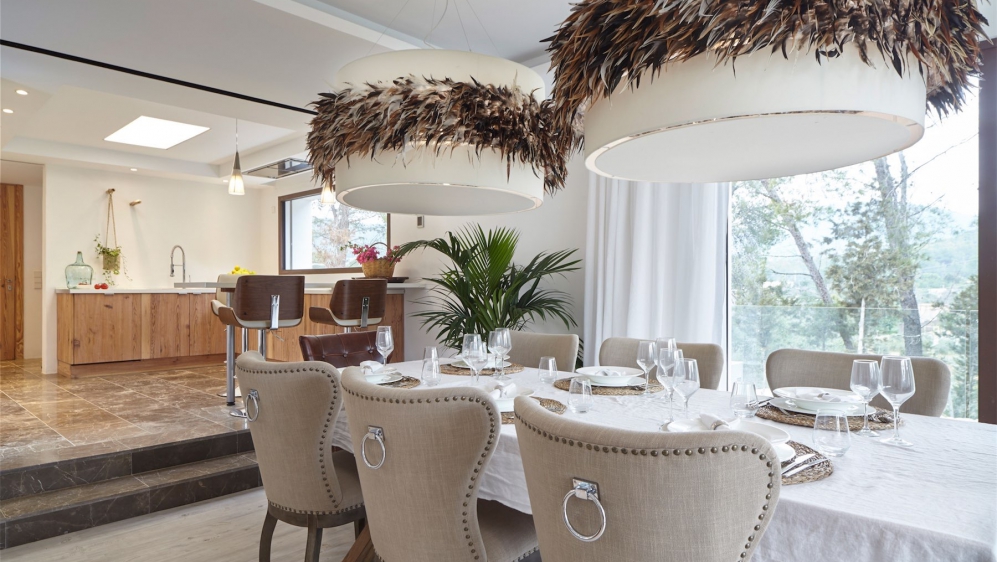 Beautiful modern Ibiza style villa close to the Cala Jondal beach