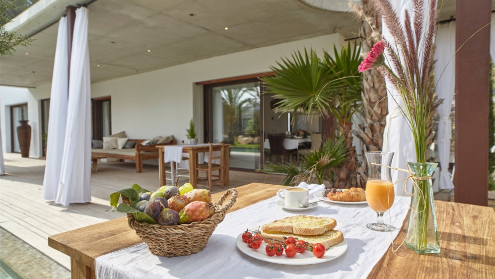 Beautiful modern Ibiza style villa close to the Cala Jondal beach