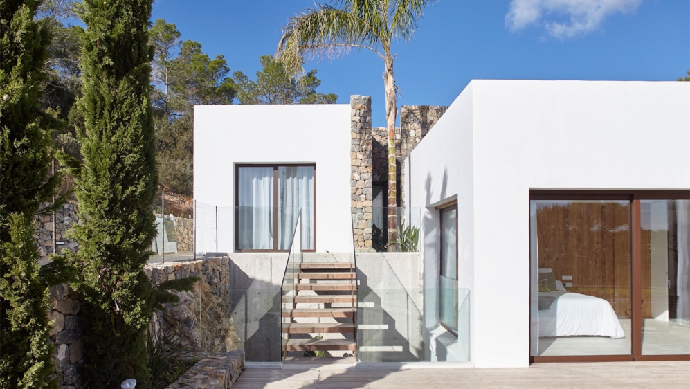 Beautiful modern Ibiza style villa close to the Cala Jondal beach