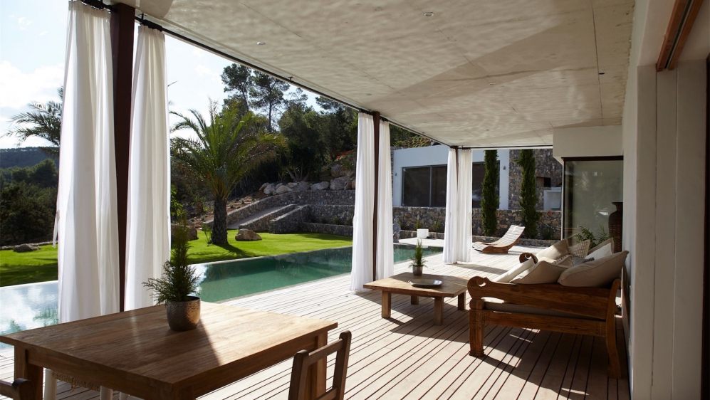 Beautiful modern Ibiza style villa close to the Cala Jondal beach