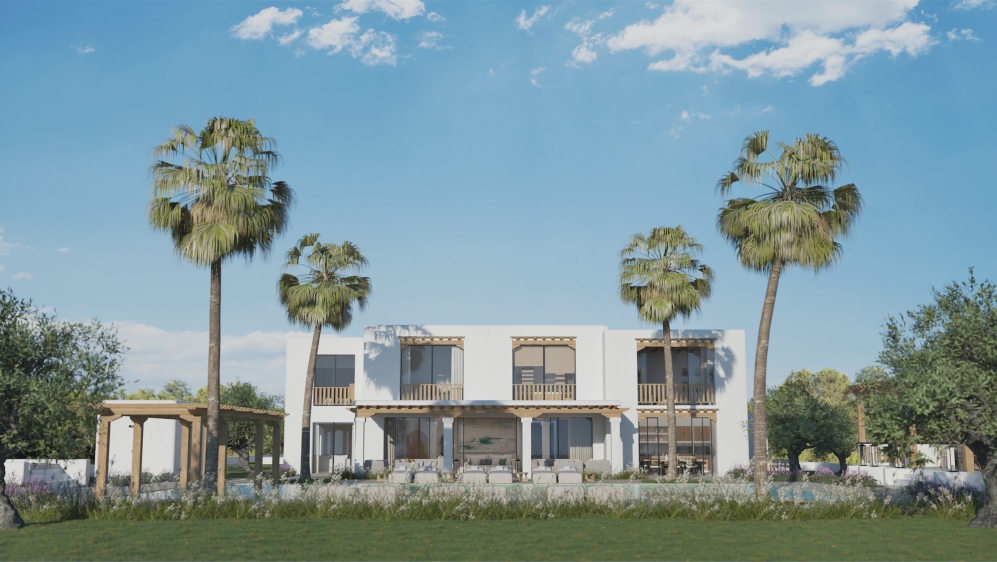 Unique and stunning sea front villa with granted building license for Blakstad reform project