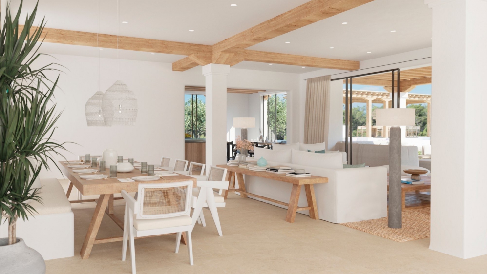 Unique and stunning sea front villa with granted building license for Blakstad reform project