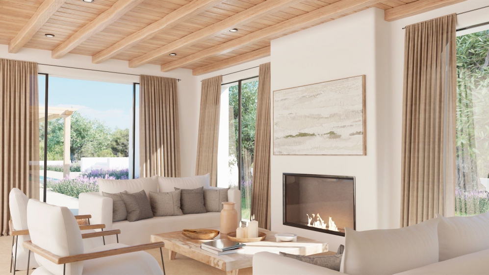 Unique and stunning sea front villa with granted building license for Blakstad reform project