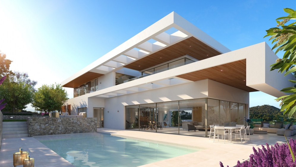 Laatste kans: Topkwaliteit designer villa met zeezicht op waanzinnige locatie dichtbij Ibiza stad