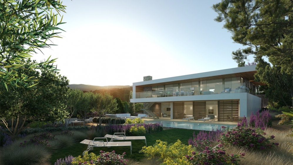 Back on the market: Luxurious high end villa with amazing views close to Ibiza town and the sea