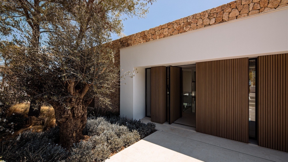 Luxury Ibiza villas within private and guarded estate overlooking the Roca Llisa Golf course