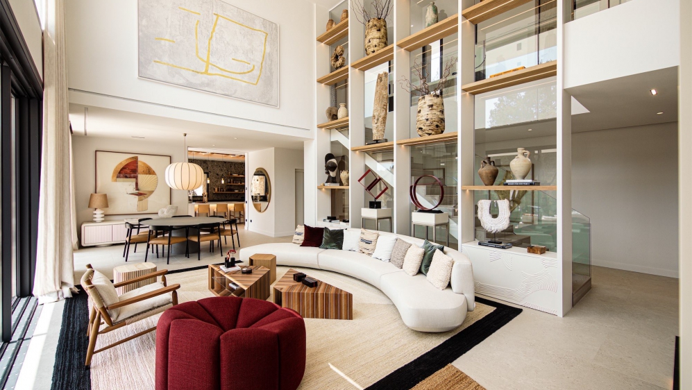 Luxury Ibiza villas within private and guarded estate overlooking the Roca Llisa Golf course