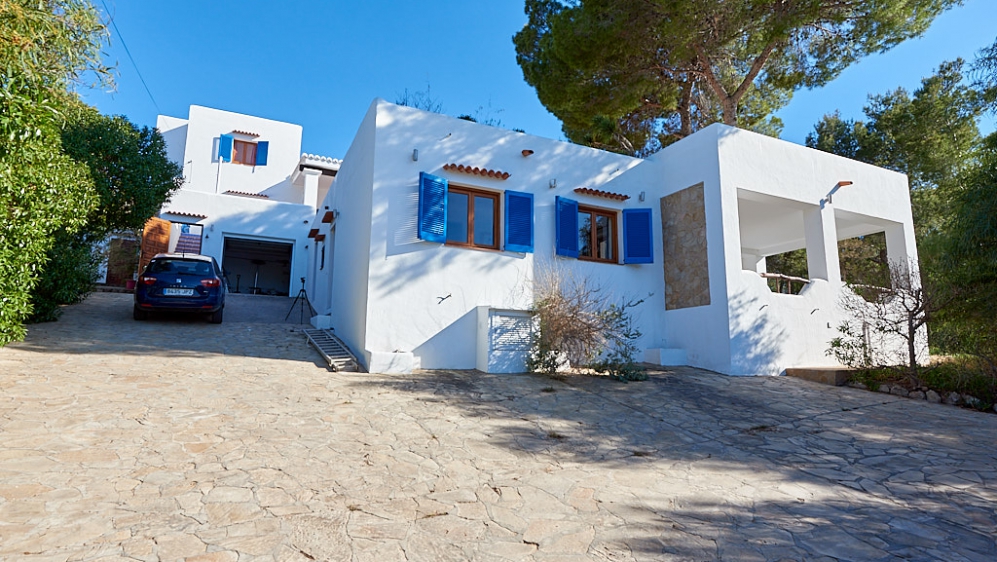 Authentic Ibiza property with stunning sea views and huge potential to add value