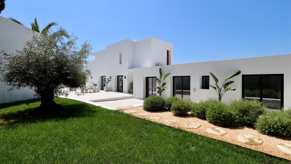 Beautiful modern property in Can Pep Simo overlooking Ibiza town and the sea