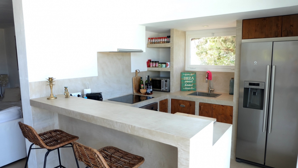 Charmant Ibiza stijl huis op loopafstand van het strand van Cala Vadella