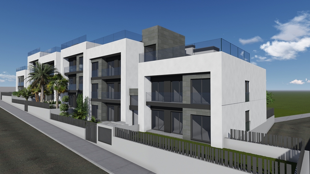 Luxury new build contemporary apartments for sale at walking distance from Talamanca beach