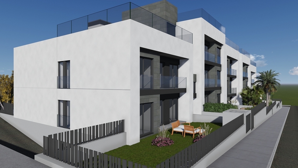 Luxury new build contemporary apartments for sale at walking distance from Talamanca beach