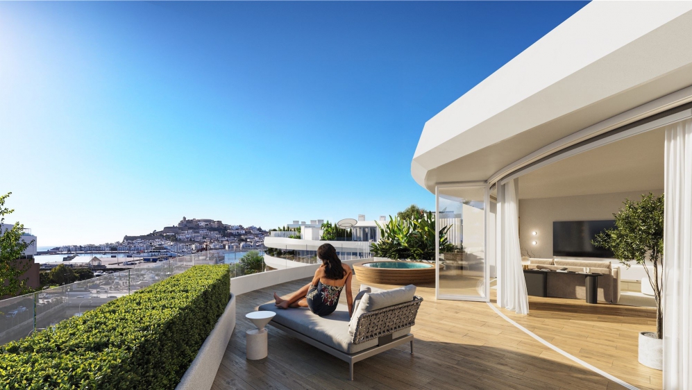 Het laatste nieuwbouwproject in Marina Botafoch: Luxe design appartementen met concierge services